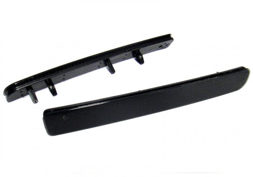 2x Bumper Reflector Assembly Black Smoked Lens Light Discovery 3 4 Range Rover Sport