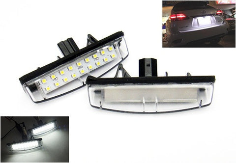 LED License Plate Light lamp OEM replacement kit Lexus IS ES GS LS RX