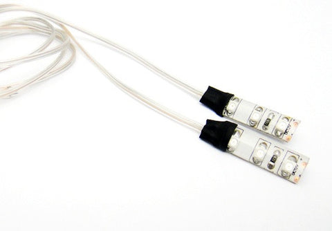 2 pieces of 3 SMD LED universal light strip green