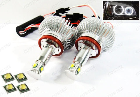 BMW Xenon white H8 32W CREE XP-G LED Angel Eyes / Halo Ring replacement Light / Lamp bulb