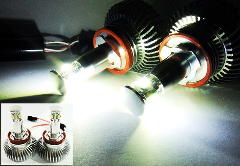 BMW Xenon white H8 32W CREE XP-G LED Angel Eyes / Halo Ring replacement Light / Lamp bulb
