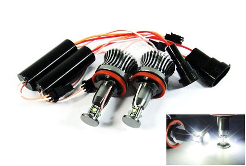 BMW xenon white H8 20W CREE LED Angel Eyes / Halo Ring replacement Light / Lamp bulb