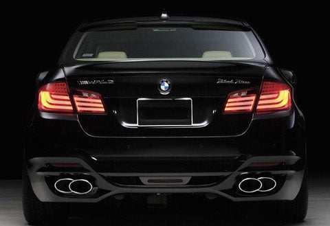 2x LED Bumper Reflector Red lens Tail Brake Light lamp Red 2010+ BMW 5-series F10 F18