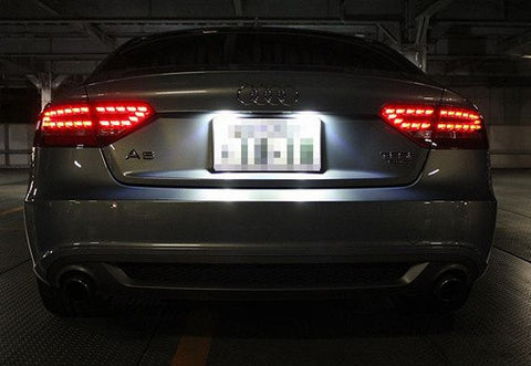 LED License Number Plate Light lamp OEM replacement kit Audi A4 A5 Q5 TT