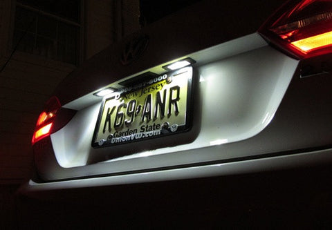 LED License Number Plate Light lamp OEM replacement kit Audi A4 A5 Q5 TT