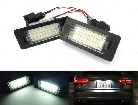 LED License Number Plate Light lamp OEM replacement kit Audi A4 A5 Q5 TT
