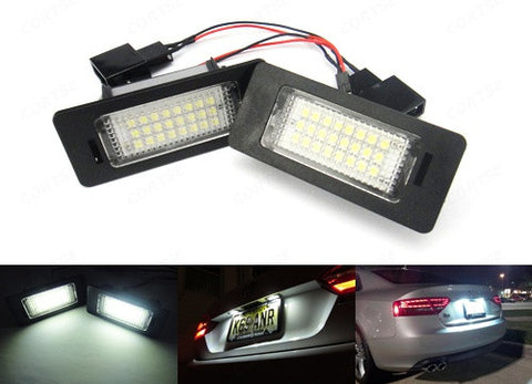 LED License Number Plate Light lamp OEM replacement kit Audi A4 A5 Q5 TT