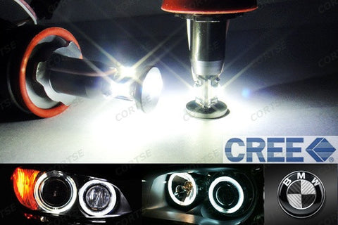 BMW xenon white H8 20W CREE LED Angel Eyes / Halo Ring replacement Light / Lamp bulb
