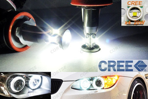 BMW xenon white H8 20W CREE LED Angel Eyes / Halo Ring replacement Light / Lamp bulb