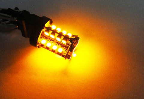 2 pieces of 40 SMD LED 580 7443 W21/5W 582 7440 W21W 992 Light bulb amber