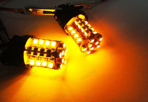 2 pieces of 40 SMD LED 580 7443 W21/5W 582 7440 W21W 992 Light bulb amber
