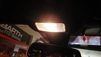 New Fiat 500 Interior 30 SMD LED Dome Map Light Panel Italian color