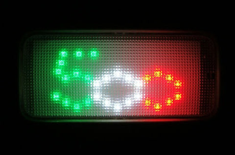 New Fiat 500 Interior 30 SMD LED Dome Map Light Panel Italian color