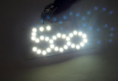 New Fiat 500 Interior 30 SMD LED Dome Map Light Panel white