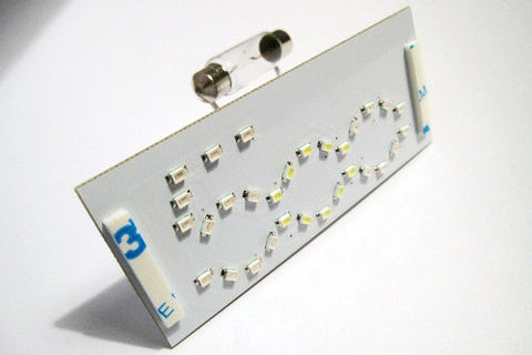 New Fiat 500 Interior 30 SMD LED Dome Map Light Panel white