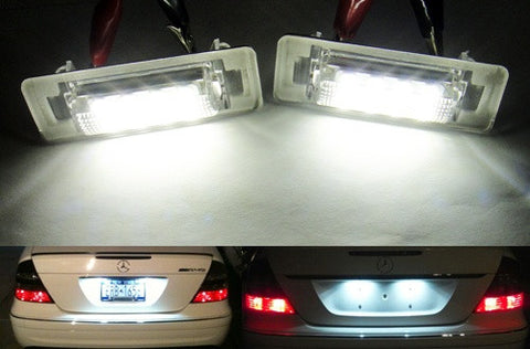 SAMSUNG LED License Number Plate Light lamp OEM replacement kit Mercedes W210 W202