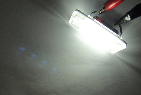 LED License Number Plate Light OEM Replacement kit Audi A3 A4 A6 A8 Q7