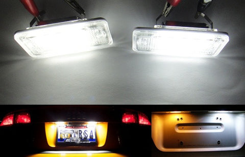 LED License Number Plate Light OEM Replacement kit Audi A3 A4 A6 A8 Q7