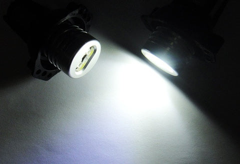 BMW xenon white LED Angel Eyes / Halo Ring replacement Light / Lamp bulb E90 E91