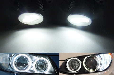 BMW xenon white LED Angel Eyes / Halo Ring replacement Light / Lamp bulb E90 E91