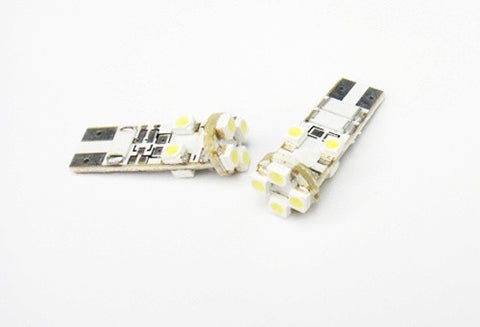 2 pieces of 8 SMD LED No Error T10 168 194 2825 501 W5W wedge light bulb white