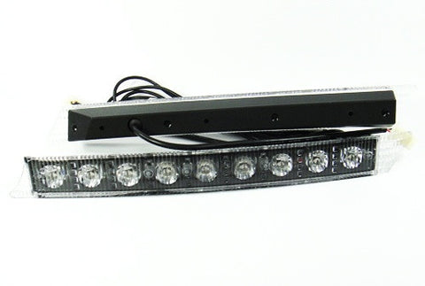 Universal Audi style 9 LED Daytime Running Light Daylight / DRL Fog Lamp