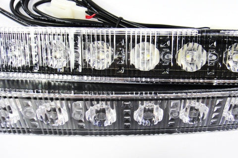 Universal Audi style 9 LED Daytime Running Light Daylight / DRL Fog Lamp