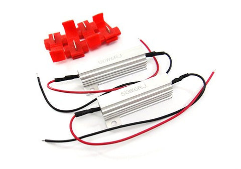 LED Load Resistor 50W 6 ¦¸ Ohm (warning cancellor/fix error flashing) silver