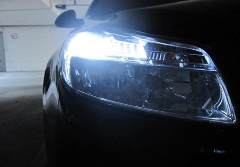 2 pieces of 13 SMD LED 360° BA9s 233 T4W Light bulb white