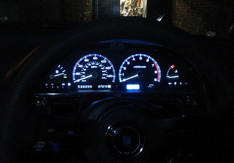 2 pieces of 13 SMD LED 360° BA9s 233 T4W Light bulb white