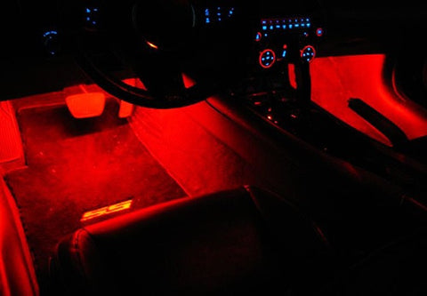 2 pieces of 3 SMD LED universal light strip red