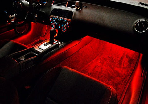 2 pieces of 3 SMD LED universal light strip red