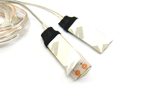 2 pieces of 3 SMD LED universal light strip red