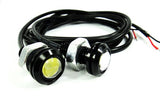 2 pieces of Universal 3W high power LED Bolt-On Screw Eagle Eye kit Backup Light DRL / Fog Lamp