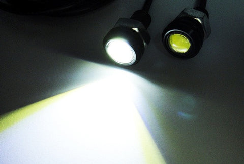 2 pieces of Universal 3W high power LED Bolt-On Screw Eagle Eye kit Backup Light DRL / Fog Lamp