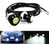 2 pieces of Universal 3W high power LED Bolt-On Screw Eagle Eye kit Backup Light DRL / Fog Lamp