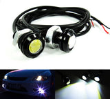 2 pieces of Universal 3W high power LED Bolt-On Screw Eagle Eye kit Backup Light DRL / Fog Lamp