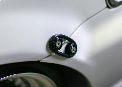 Quick Release Bumper Fender Trunk / Hatch Lid Fastener kit black