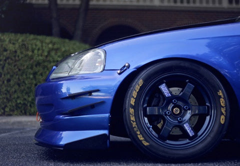 Quick Release Bumper Fender Trunk / Hatch Lid Fastener kit titanium