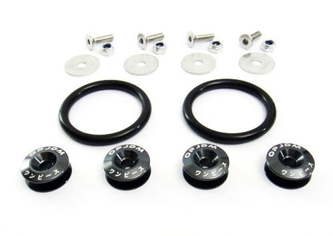 Quick Release Bumper Fender Trunk / Hatch Lid Fastener kit titanium