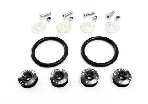 Quick Release Bumper Fender Trunk / Hatch Lid Fastener kit titanium