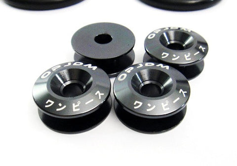 Quick Release Bumper Fender Trunk / Hatch Lid Fastener kit titanium