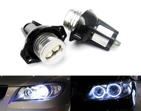 BMW xenon white LED Angel Eyes / Halo Ring replacement Light / Lamp bulb E90 E91
