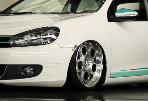 Quick Release Bumper Fender Trunk / Hatch Lid Fastener kit gold