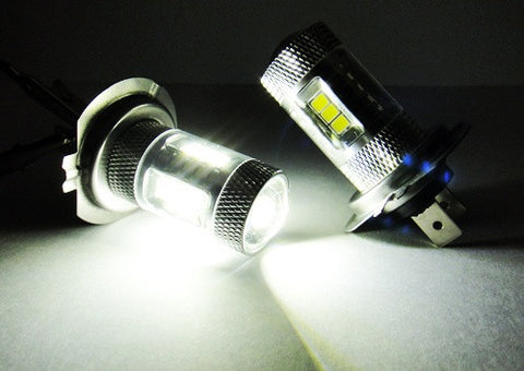 2 pieces of 15 SAMSUNG High Power 2835 SMD LED H7 Light bulb 15W white