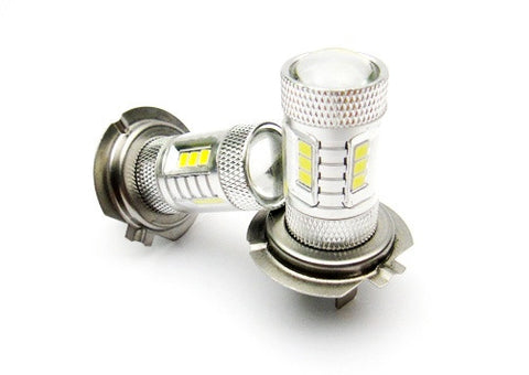 2 pieces of 15 SAMSUNG High Power 2835 SMD LED H7 Light bulb 15W white