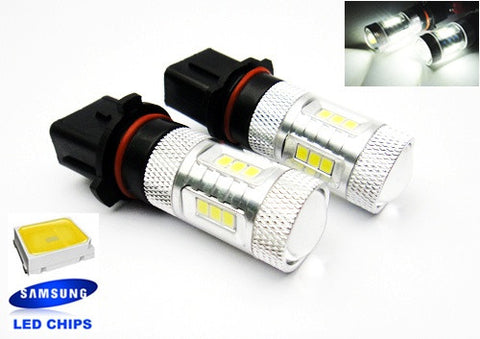 2 pieces of 15 SAMSUNG High Power 2835 SMD LED P13W SH23W Light bulb 15W white