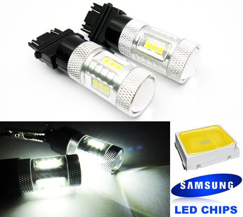 2 pieces of 15 SAMSUNG High Power 2835 SMD LED 3156 3157 3357 3057 Light bulb 15W white