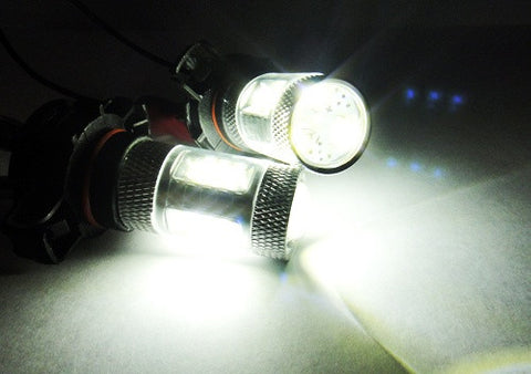 2 pieces of 15 SAMSUNG High Power 2835 SMD LED H16 PS19W 5202 9009 Light bulb 15W white