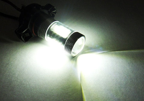 2 pieces of 15 SAMSUNG High Power 2835 SMD LED H16 PS19W 5202 9009 Light bulb 15W white